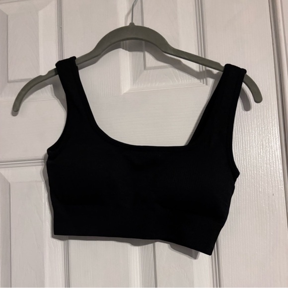 OQQ 3 Bra Top Bundle - Black - Blue - Green - Size Small - EUC - Picture 5 of 5